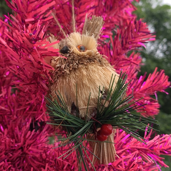 Rustic Owl Christmas Ornament - Picture 2 of 4
